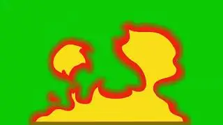 Fire Green Screen Effect | Burning Flame Animation Stock Footage #animation #videoediting #fire