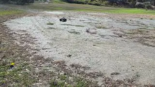 Kyosho USA-1 Nitro Driving Around 