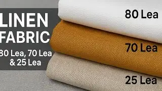 Pure Linen Fabric | 80 Lea White, 70 Lea Colours, 25 Lea Natural | The Linen Shop Collection