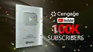 Cengage India Silver Play Button!