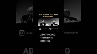 What drives the stock prices ? #stockmarket #investors #warrenbuffet #wallstreet #finance