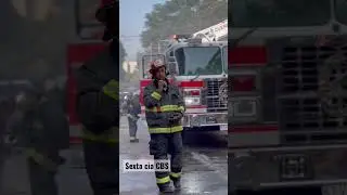 Sexta Bomberos Santiago en Alarma de Incendio #sexta #cbs #q6