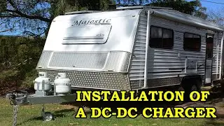 Installation of a DC-DC Charger in a Caravan - See diagram for info