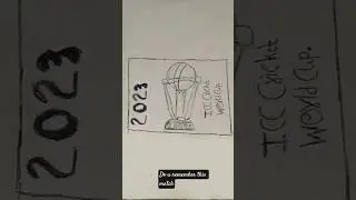 Guys did  u remember this icc 2023 world cup.🏆#art #trendingshorts #flawedmangoes .