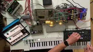 Polyrhythms & synths - Pagefall Ioniarics, Eurorack, Microfreak Norns