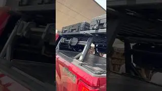 Ford F250 Overland Truck Bed Cover & Rack with Awning + Accessories