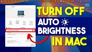 How to Turn Off Auto Brightness in MacBook Air/Pro
