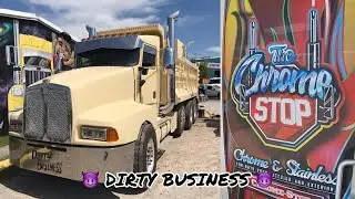 THE CHROME STOP 🛑 / DIRTY BUSINESS custom KENWORTH T600