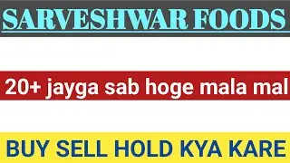 Sarveshwar foods latest news| sarveshwar foods share today update 💥