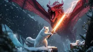 &ldquo;White Cat vs Red Dragon 🐱🔥 | Epic 3D Fantasy Battle Story | Magical Sword Rescue!&rdquo;