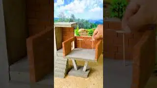 Building a Gym Mini House | Realistic Tiny Home Gym Model Construction