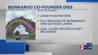 Bonnaroo co-founder dies days before festival