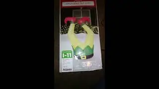 Airflowz 2017 3.5 ft inflatable elf legs