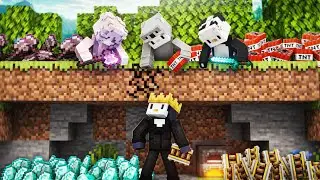 OGGETTI CASUALI  CONTRO 3 CACCIATORI SU MINECRAFT ITA - UNCUT
