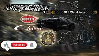 🔥 469 KM/H SPEED! Bugatti Chiron Rampage in NFS Most Wanted 🔥#bugatti #needforspeed