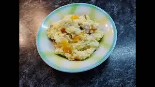 Пшенная каша с грушей. 