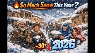 Afghanistan Snow | Extreme Winter in  2026