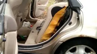 How to remove a rear bench seat on a 2000 Lexus es300