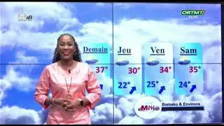 Pr&eacute;visions m&eacute;t&eacute;o pour le Mali (24 juin 2025)