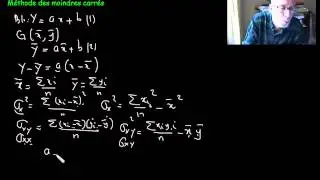 METHODE DES MOINDRES CARRES