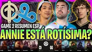 ANNIE MID EST&Aacute; ROT&Iacute;SIMA? | GG vs C9 GAME 2 RESUMEN MSI BRACKET STAGE 2023 LVP ESPA&Ntilde;OL