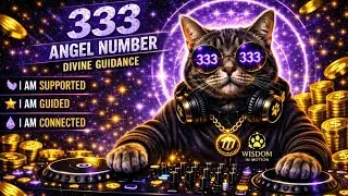 🔮333 Angel Number ✨ Drum & Bass Affirmations on Loop 💫 Divine Guidance Sleep & Meditation alignment 