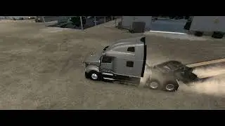 American Truck Simulator with Trucker T-Rex