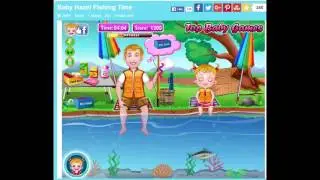 Baby Hazel Fishing Time