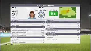 FIFA 18 Man City Stats vs Brighton