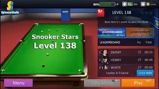 Snooker Stars Level 138 | Speed Play