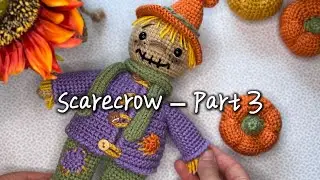 Scarecrow Crochet Tutorial – Part 3 | Body, Arms & Legs | Amigurumi Master Class 