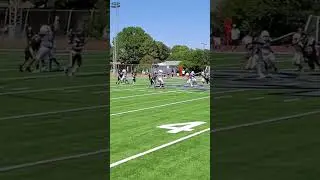 DEFENSIVE END! SEAL THE EDGE AND CRASH DOWN FOR TACKLE! #football #10ufootball #defensiveend