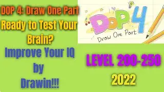 DOP 4: DRAW ONE PART | IMPROVE YOUR IQ BY DRAWING!! - LEVEL 200-250