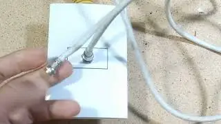 Como ligar tomada para antena de TV