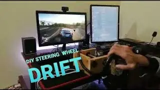 Playing FH5 on DIY steering wheel