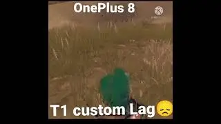 OnePlus 8 T1 custom Lag | OnePlus 8t pubg Competitive 😡😡Lag🤬🤬
