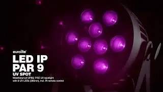 EUROLITE LED IP PAR 9 UV Spot