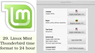 Thunderbird: how to change display time to 24h format