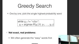 CMU Neural Nets for NLP 2020 (16): Advanced Search Algorithms