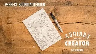 #30 Perfect Bound Notebook Bookbinding - DIY Curious Creator