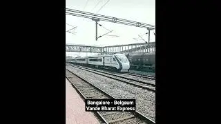 Bangalore Belgaum Vande Bharat Express | New Vande Bharat express train #vandebharatexpress #viral