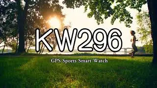 KW296 - Fashion & Minimalist Series GPS Sports Smartwatch