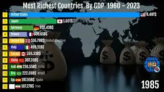 Watch the Richest Nations Evolve! 🌍 GDP Ranking (1960&ndash;2023)