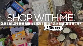 Shop With Me | How I Shop Using the Cash Envelope System | Walmart, Chilis