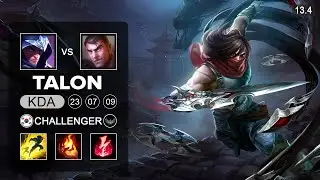 Talon vs Jayce Mid - KR Grandmaster - Patch 13.4 Season 13