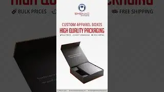 Custom printed apparel boxes to lift your apparel shop. #customboxes #apparelbusiness #packaging