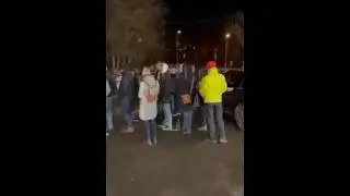 Long Queues at ATMs In Moscow, Russia