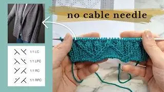 2-Stitch Cable Tutorial: 1/1 Crossing Stitches