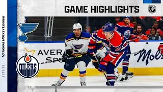 Blues @ Oilers 10/22 | NHL Highlights 2022