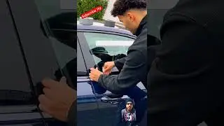 Open the car Window with duck tape 🚗 #shorts #youneszarou